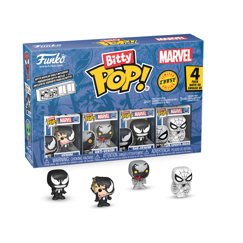 Bitty Pop! Spider-Man 4-Pack Series 3