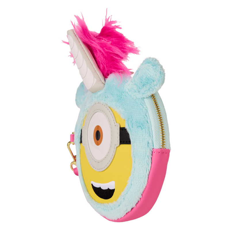 Minions Fluffy Unicorn Exclusive Costume Plush Wristlet Wallet