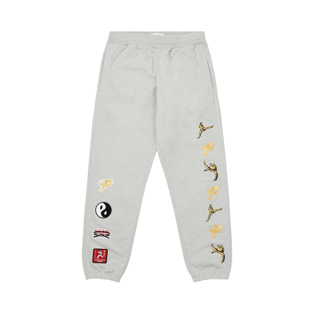Palace High Kick Joggers Grey Marl