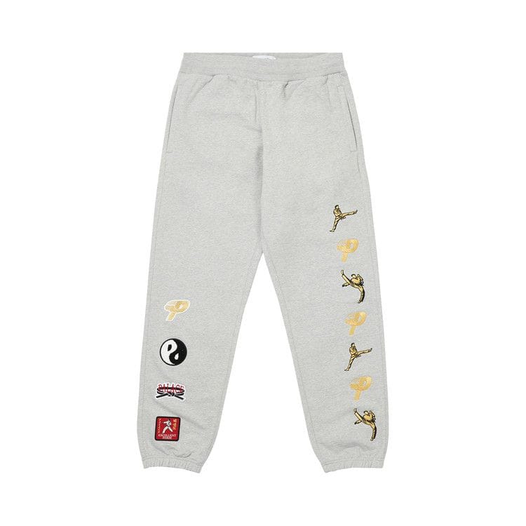 Palace High Kick Joggers Grey Marl