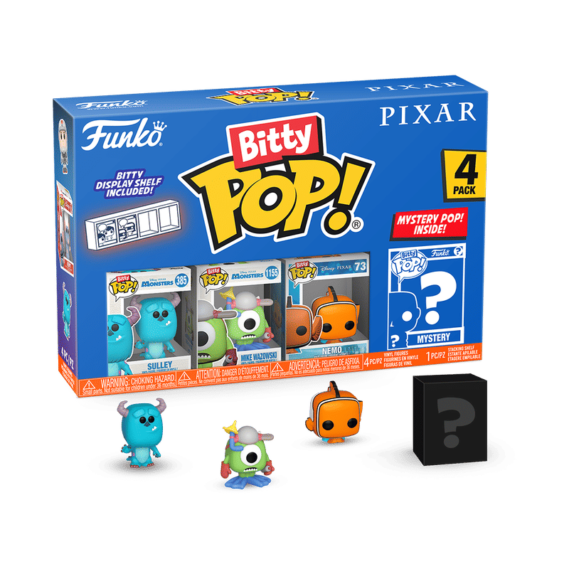 Bitty Pop! Pixar 4-Pack Series 2