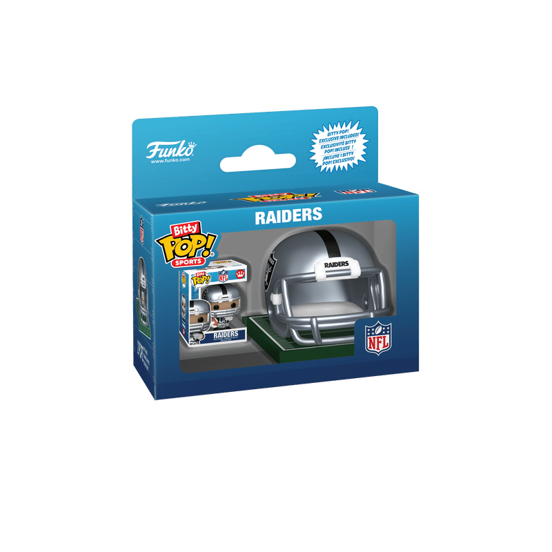 Bitty Pop! Helmet & Player Raiders