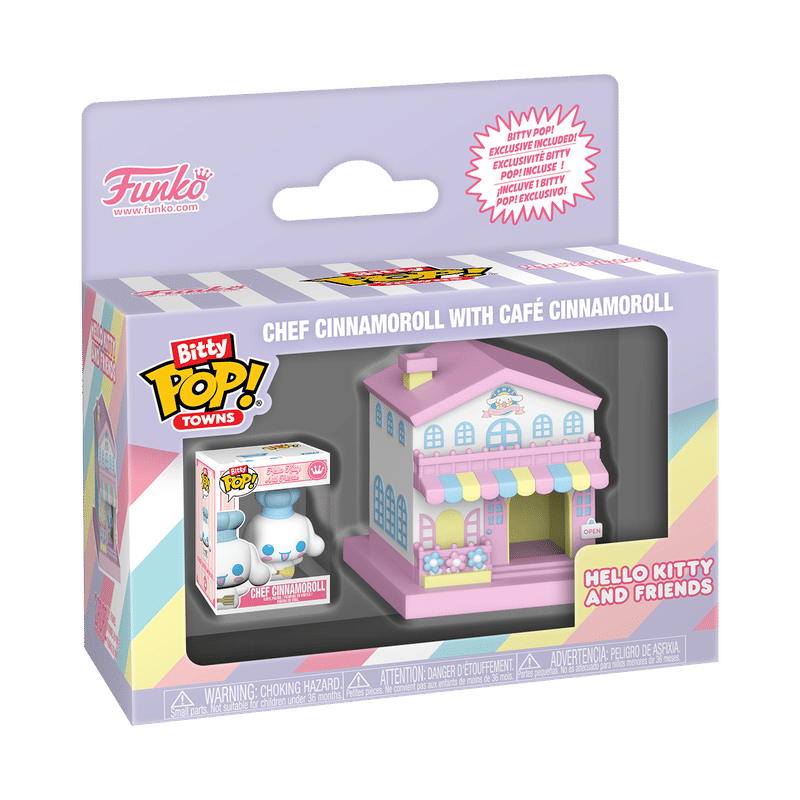 Bitty Pop! Towns Chef Cinnamoroll and Café Cinnamoroll