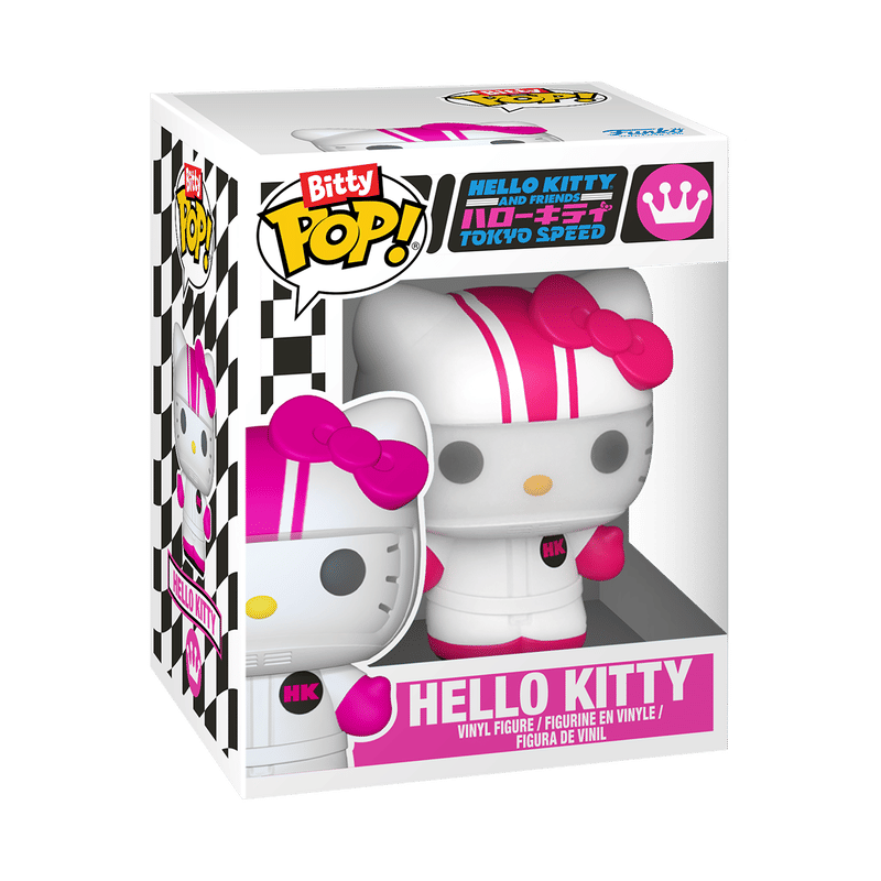 Bitty Pop! Rides Hello Kitty in Racecar