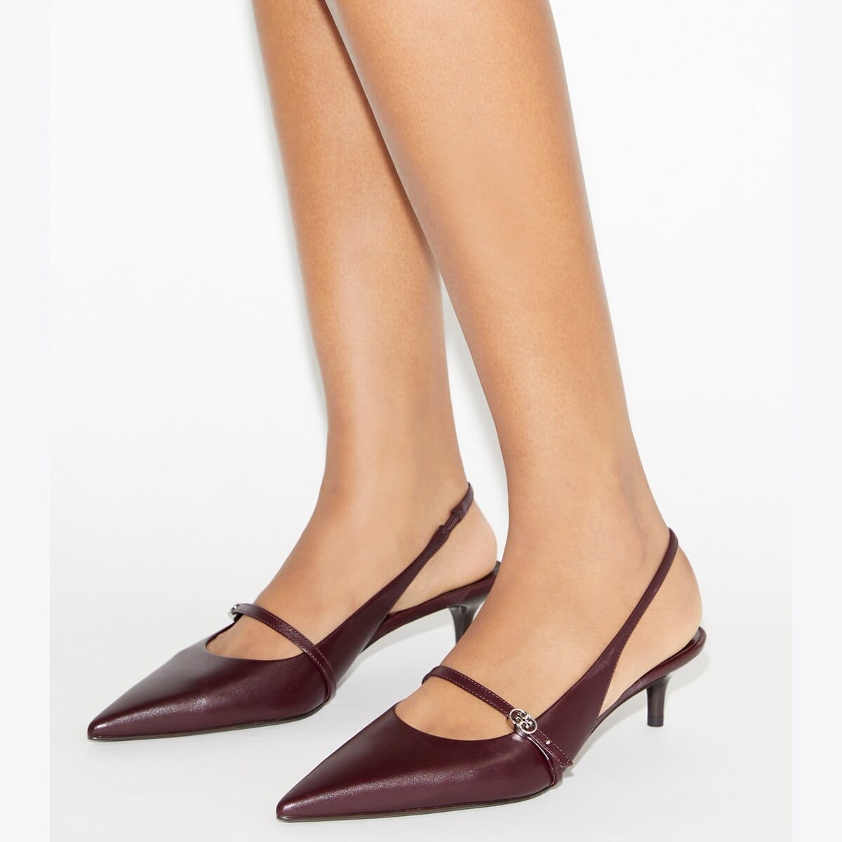 Double T Buckle Mary Jane Slingback