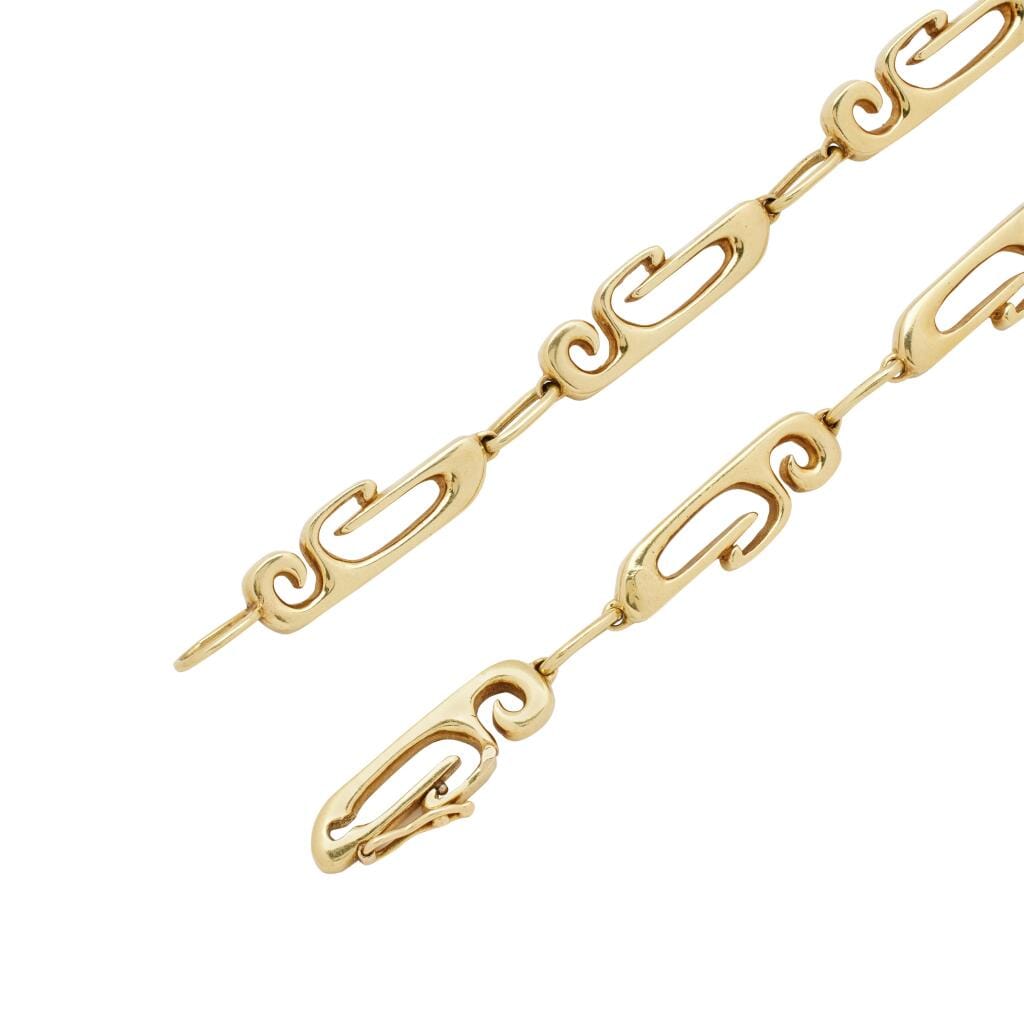 Vintage Gold Link Necklace