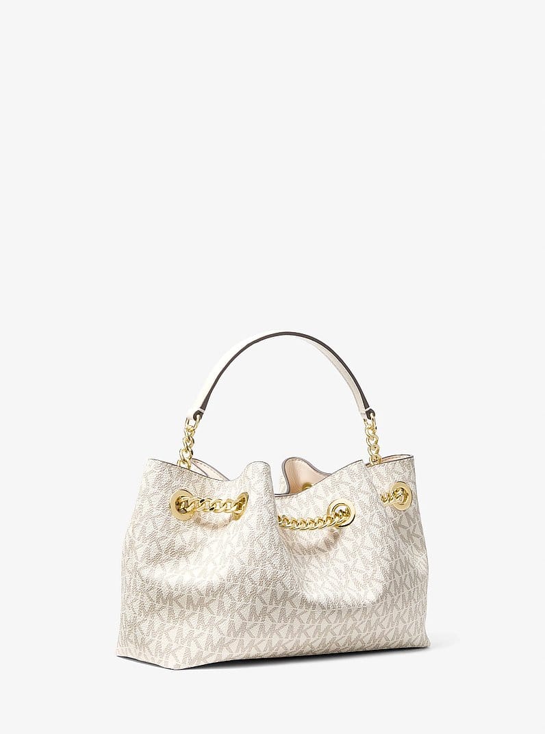 Mina Small Signature Logo Crossbody Bag