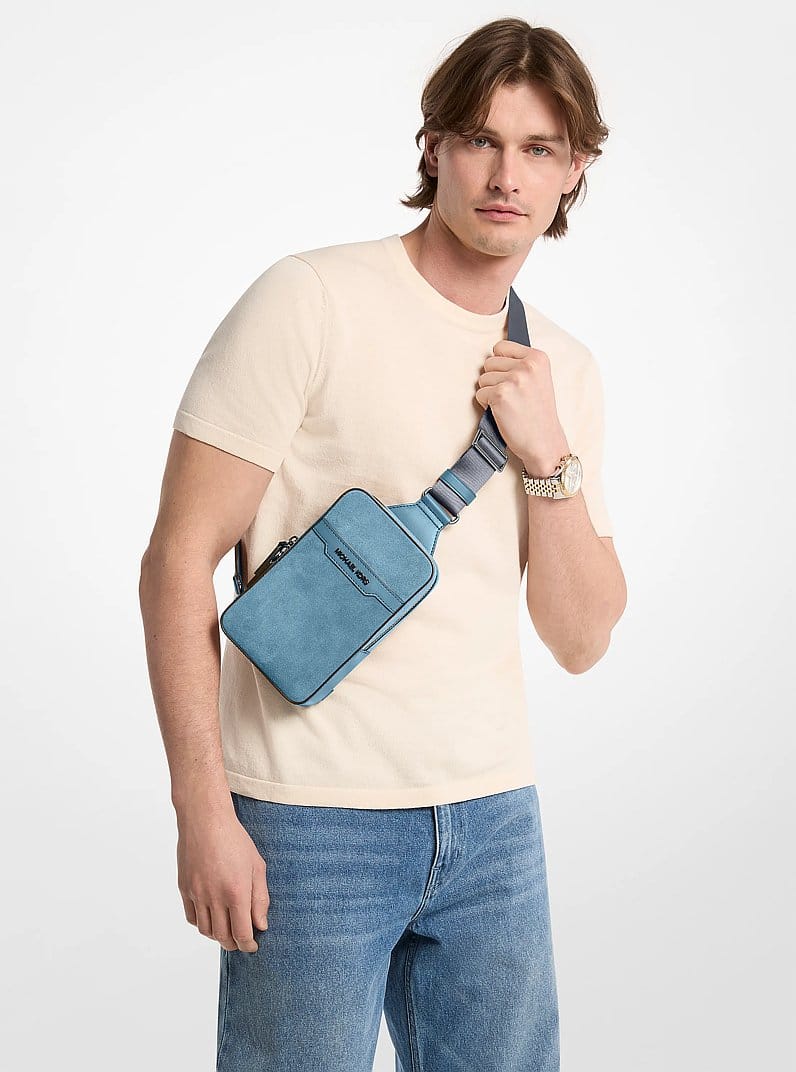 Cooper Medium Suede Sling Pack