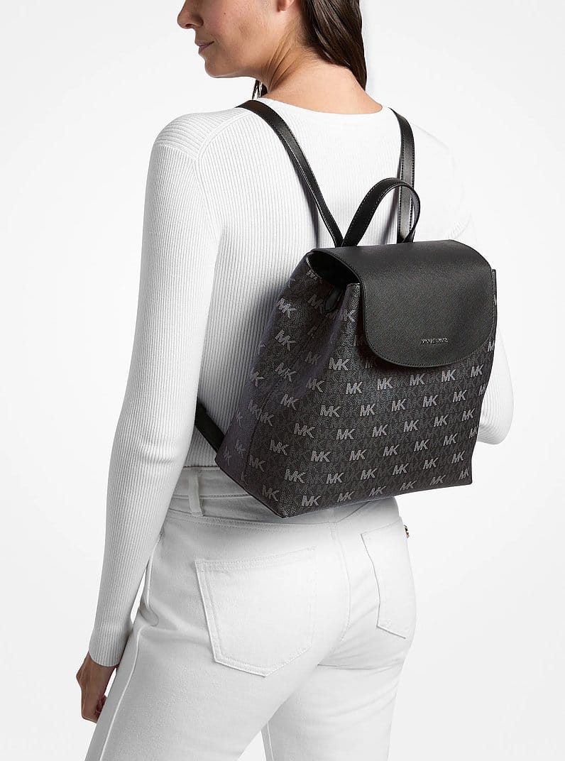 Maya Medium Signature Logo Backpack