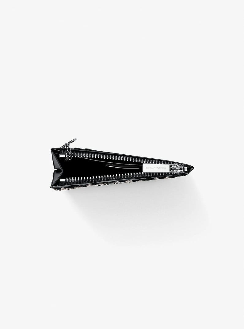 Jet Set Travel Houndstooth Woven Card Case