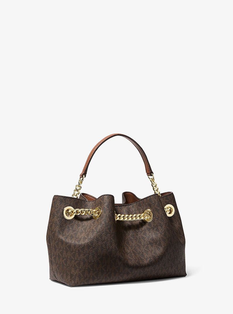 Mina Small Signature Logo Crossbody Bag