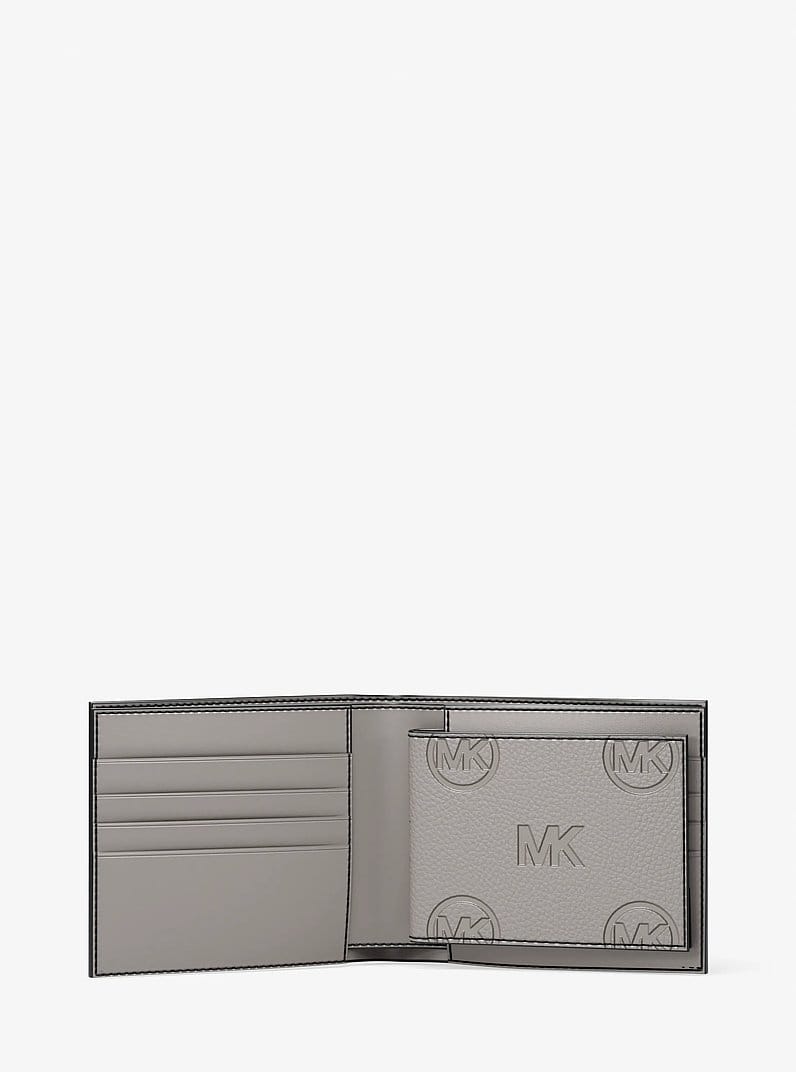 Cooper Logo Debossed Billfold Wallet With Passcase