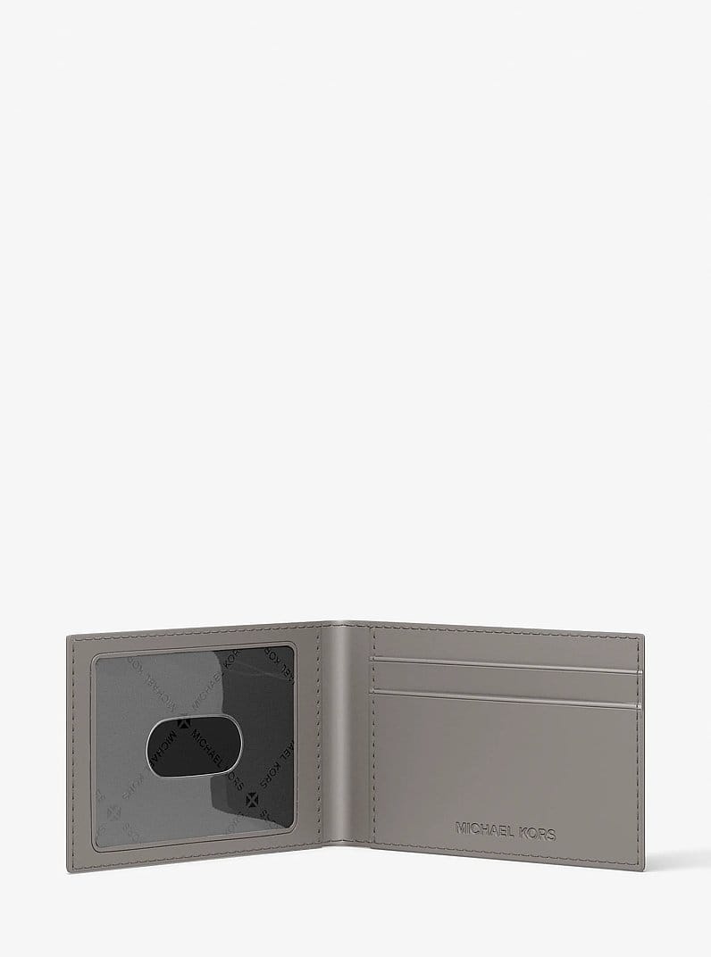 Cooper Logo Debossed Billfold Wallet With Passcase