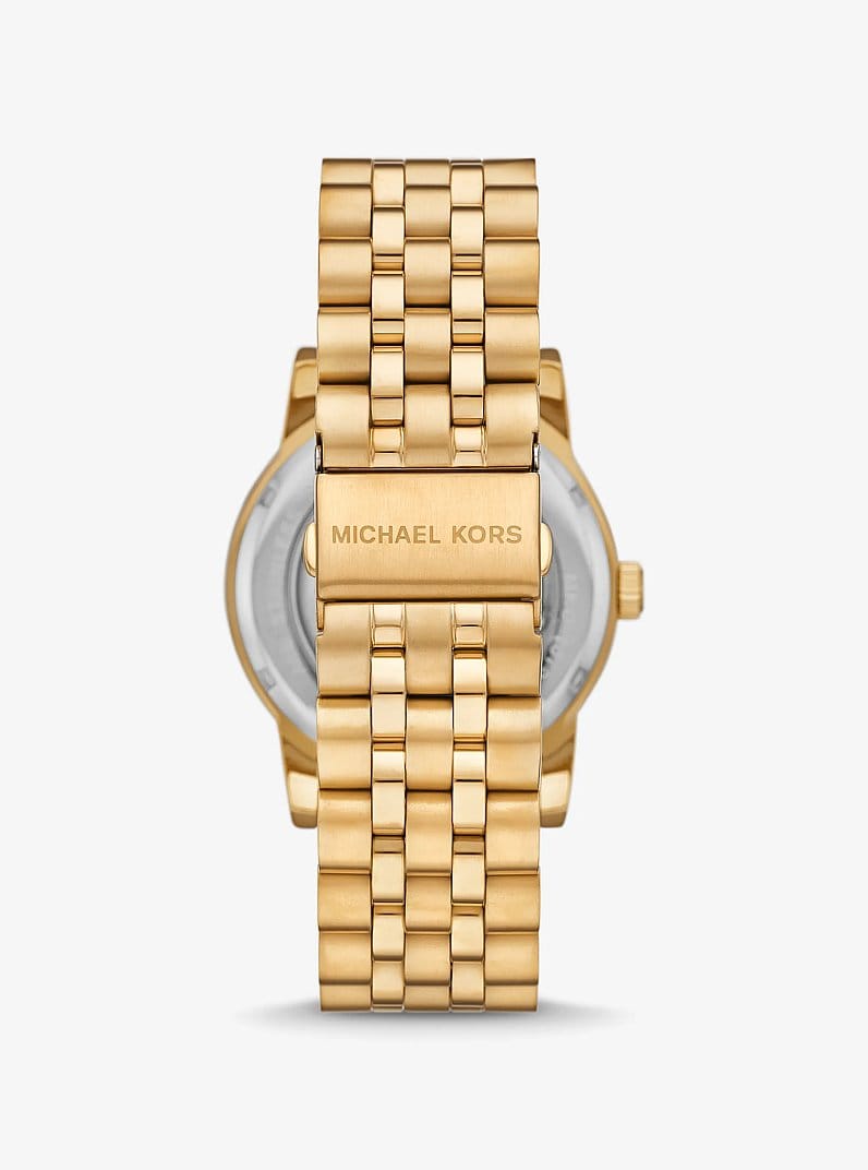Oversized Hutton Gold-Tone Watch