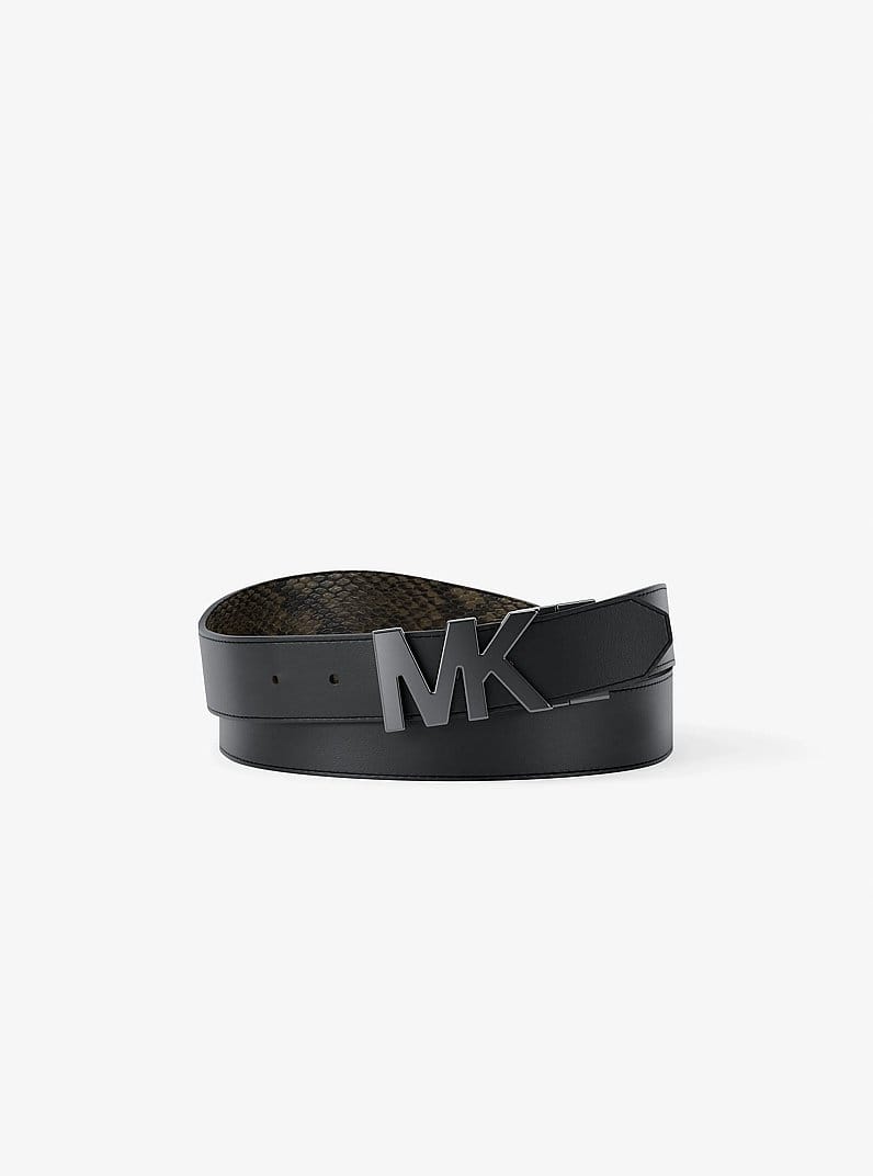 Reversible Snake Embossed Belt