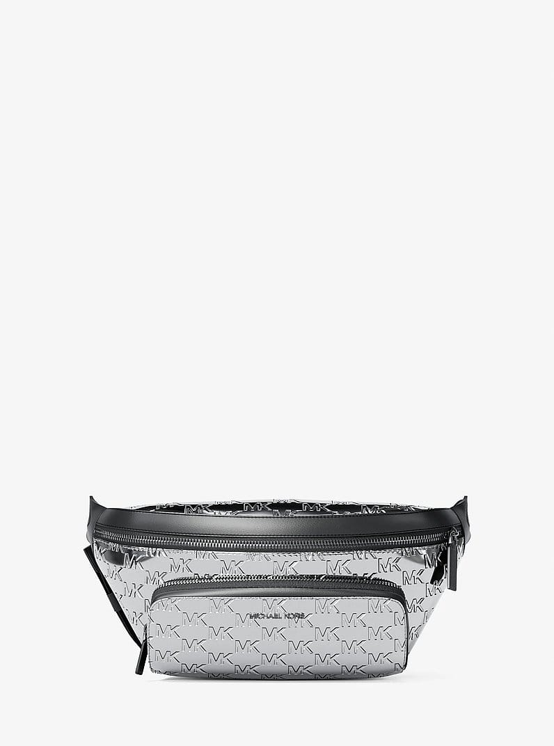 Cooper Medium Metallic Logo Debossed Utility Sling Pack