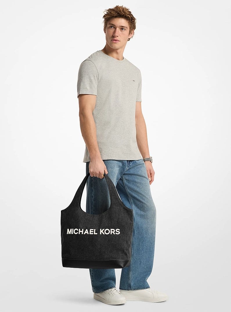 Cooper Medium Denim Tote Bag