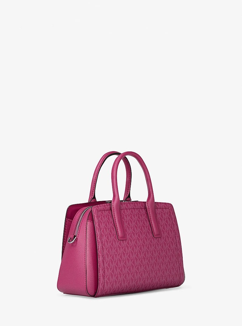 Laila Small Signature Logo Satchel