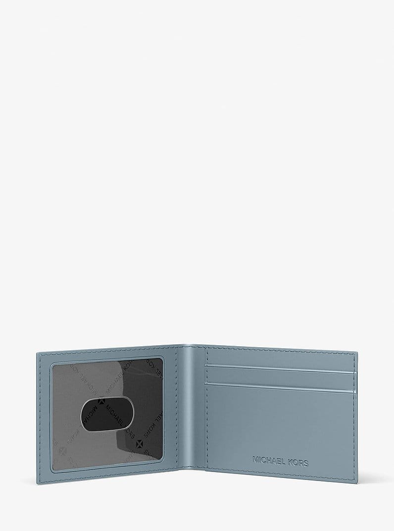 Cooper Logo Debossed Billfold Wallet With Passcase