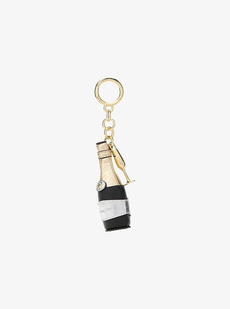 Champagne Bottle Bag Charm