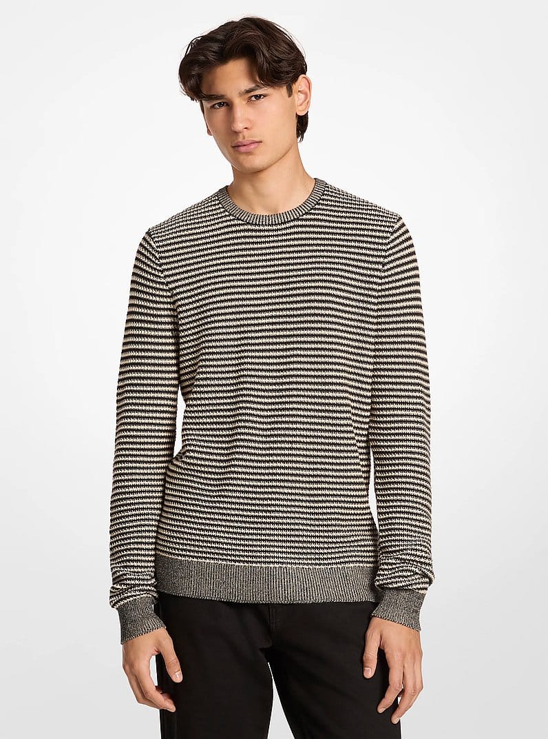 Striped Knit Sweater