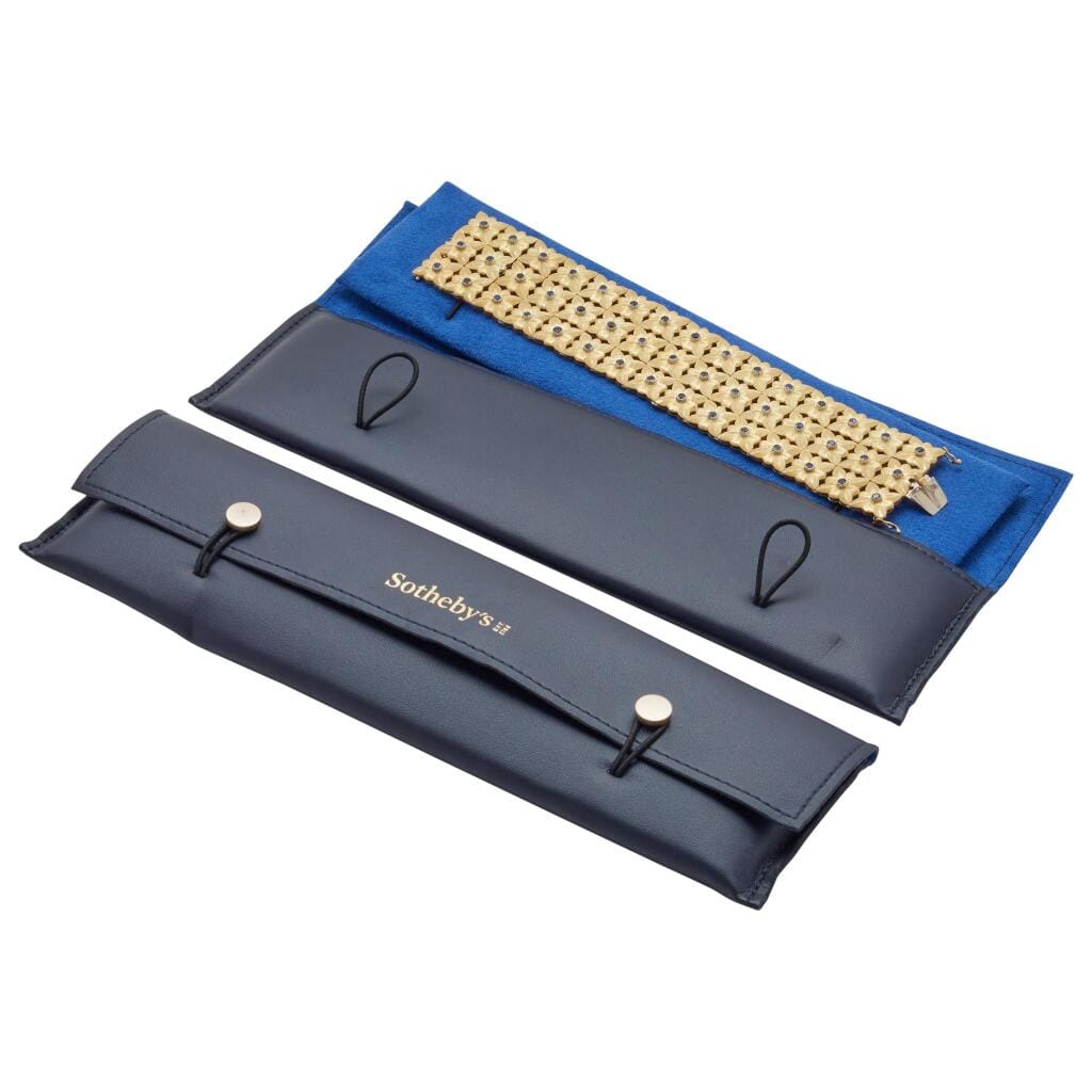 Gold, White Gold and Sapphire Bracelet