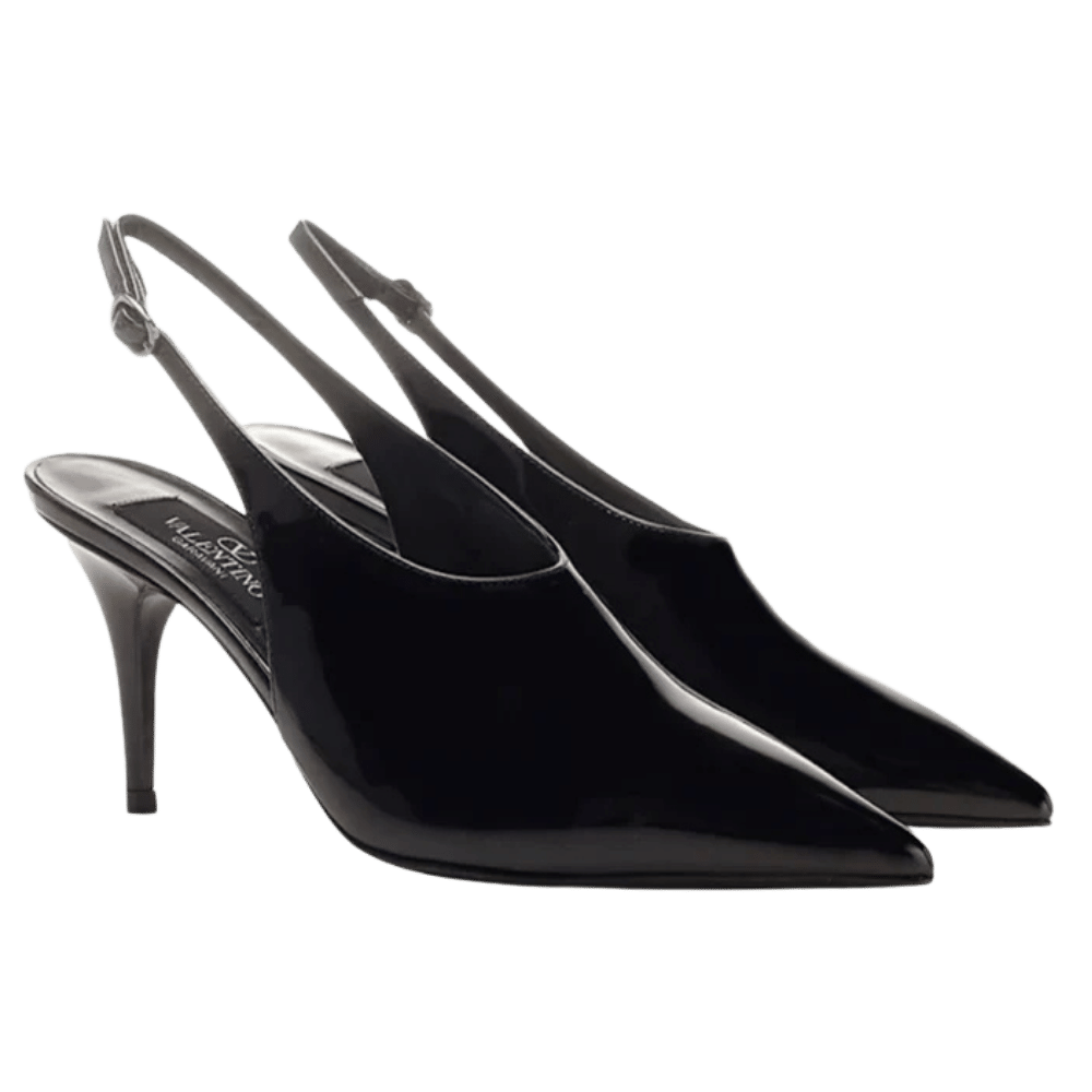Valentino Garavani Black Sling Pump