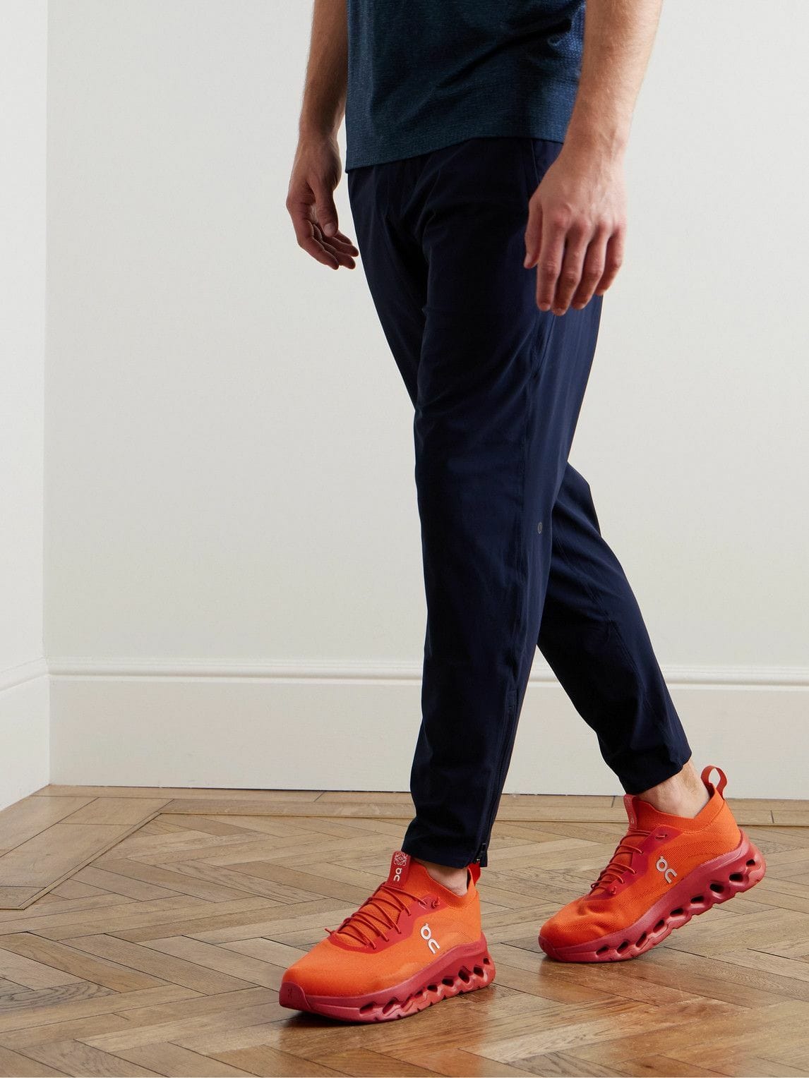 LOEWE - ON Cloudtilt 2.0 Stretch-Knit Sneakers - Orange