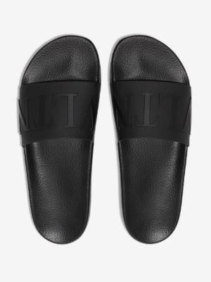 Valentino embossed-logo flip-flops