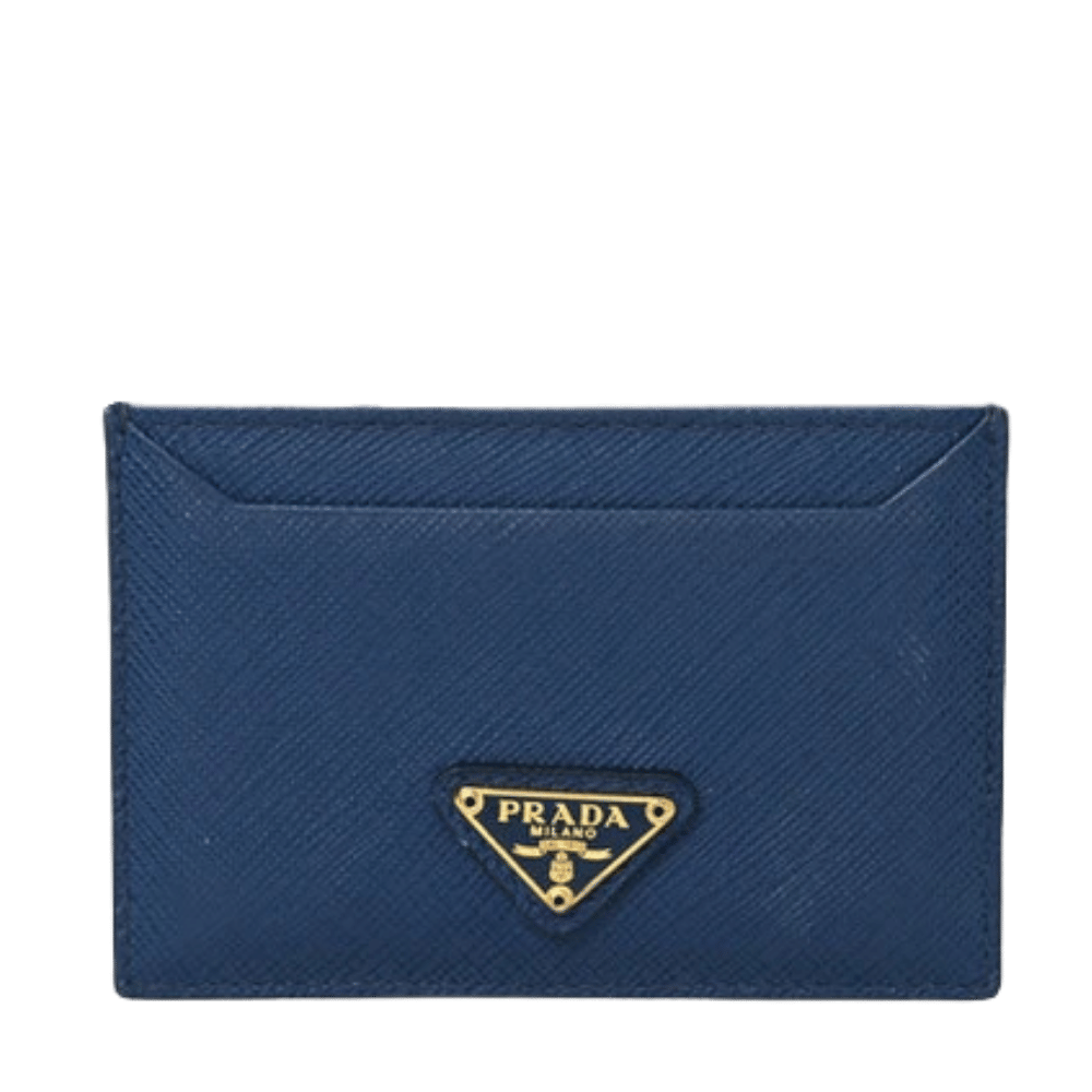 Saffiano Card Case Bleuette