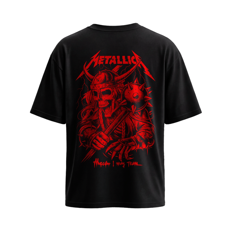 Be Autyst Metallica Demon Black T-Shirt