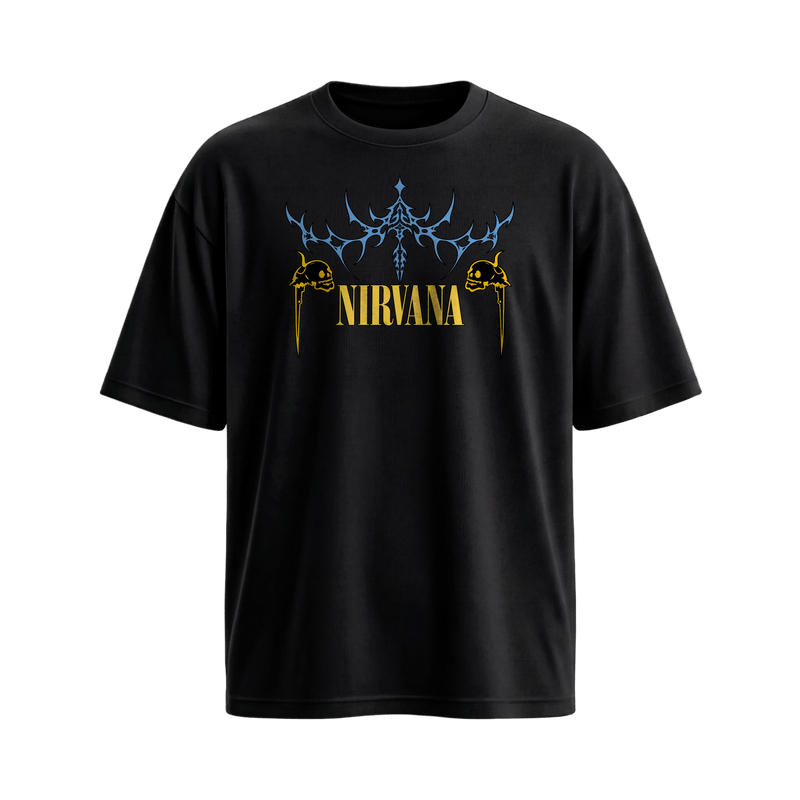 Be Autyst Nirvana 93 Black T-Shirt