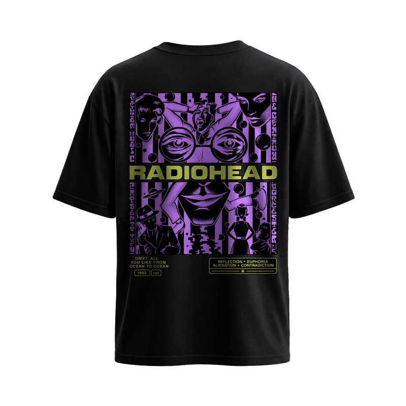 Be Autyst Radiohead 2.0 Black T-Shirt