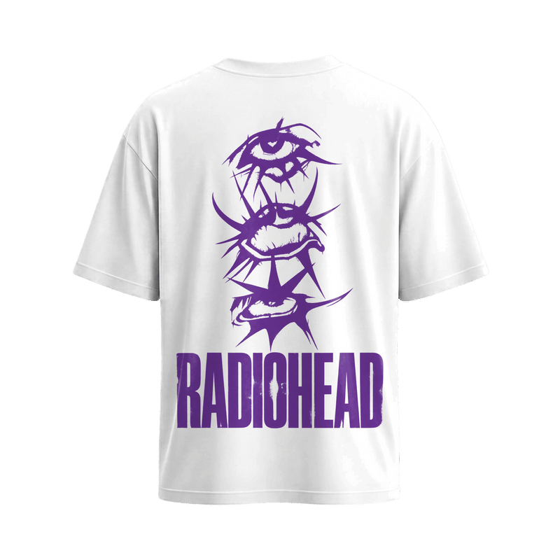Be Autyst Radiohead White T-Shirt
