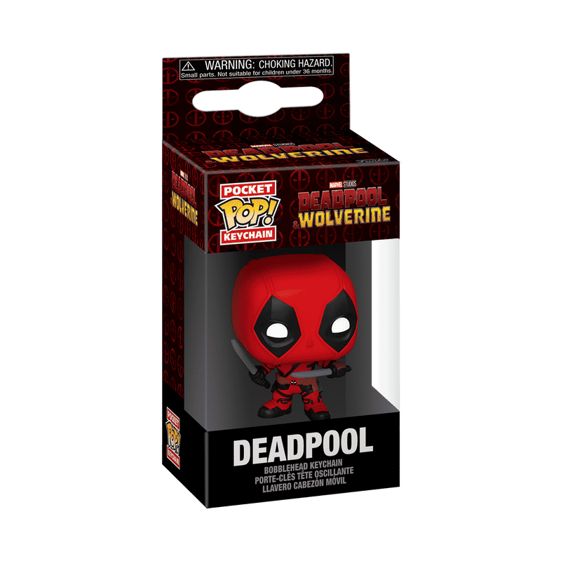 Pop! Keychain Deadpool with Swords