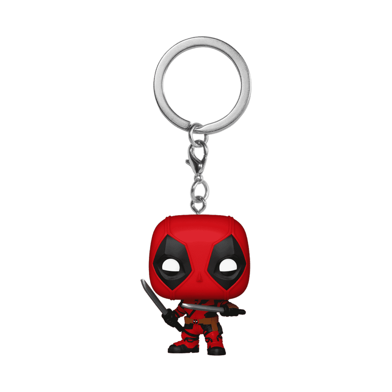 Pop! Keychain Deadpool with Swords