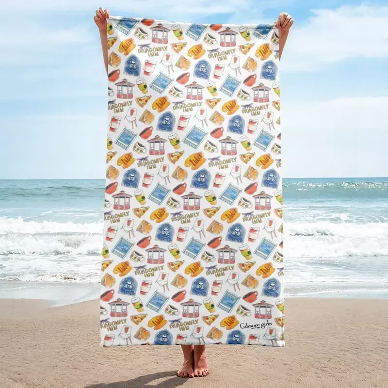 Gilmore Girls Stars Hollow Icons Pattern Towel