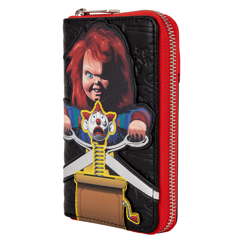 Chucky Clown Cosplay Zip Around Wallet