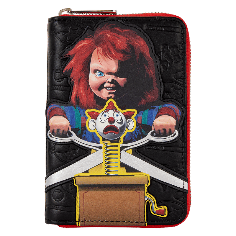 Chucky Clown Cosplay Zip Around Wallet