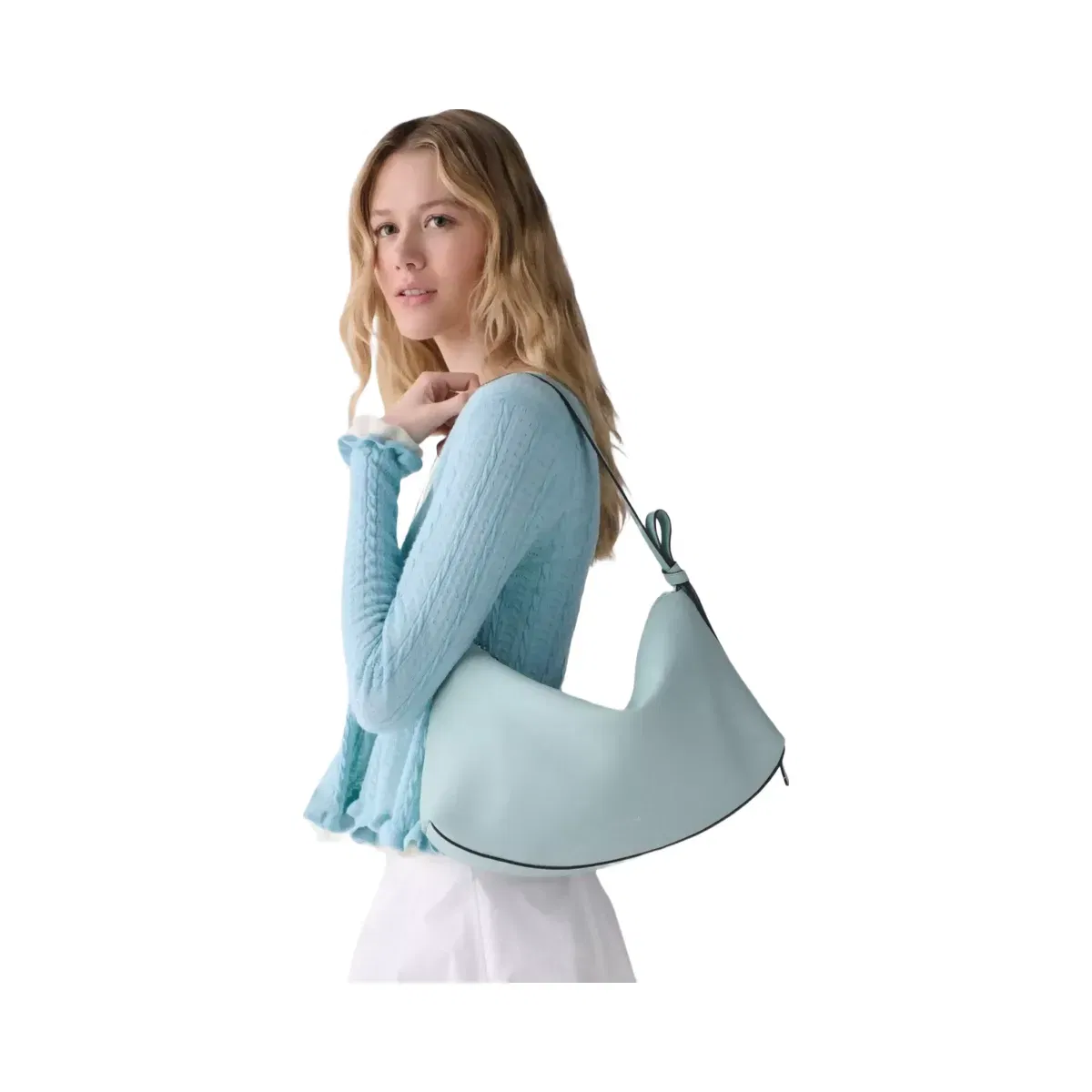 Kate Spade Loop Large Shoulder Bag English Sea