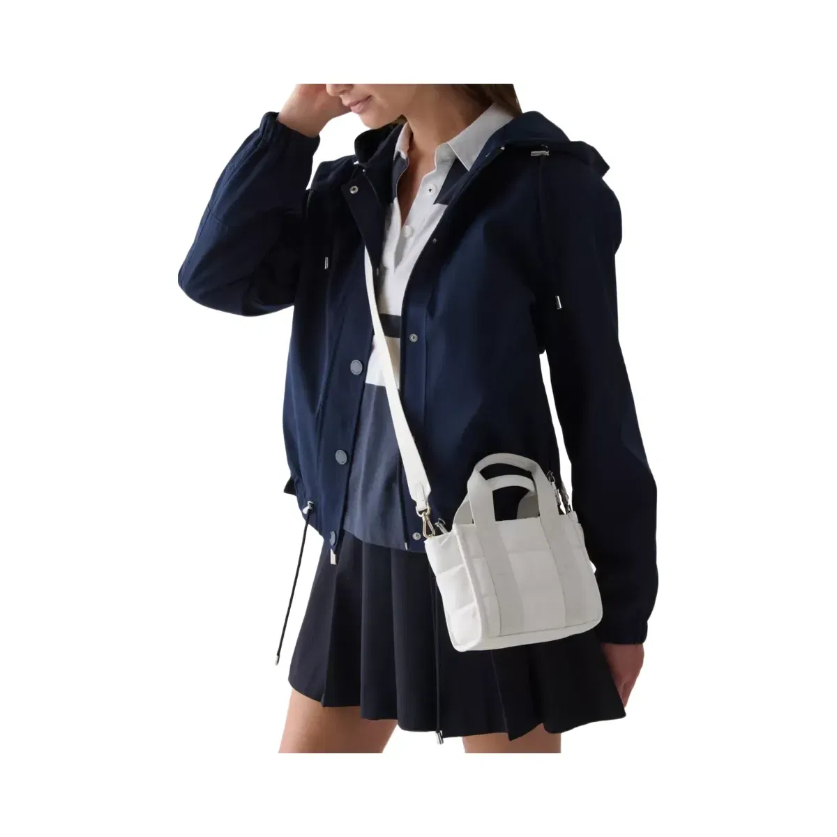 Kate Spade Kip Puffy Mini Tote Optic White