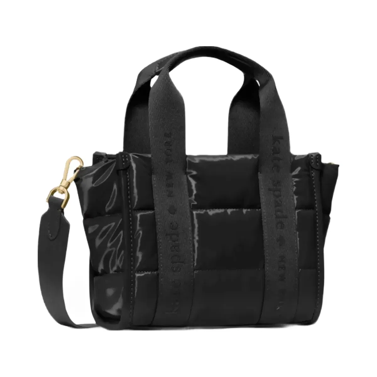 Kate Spade Kip Puffy Mini Tote Black