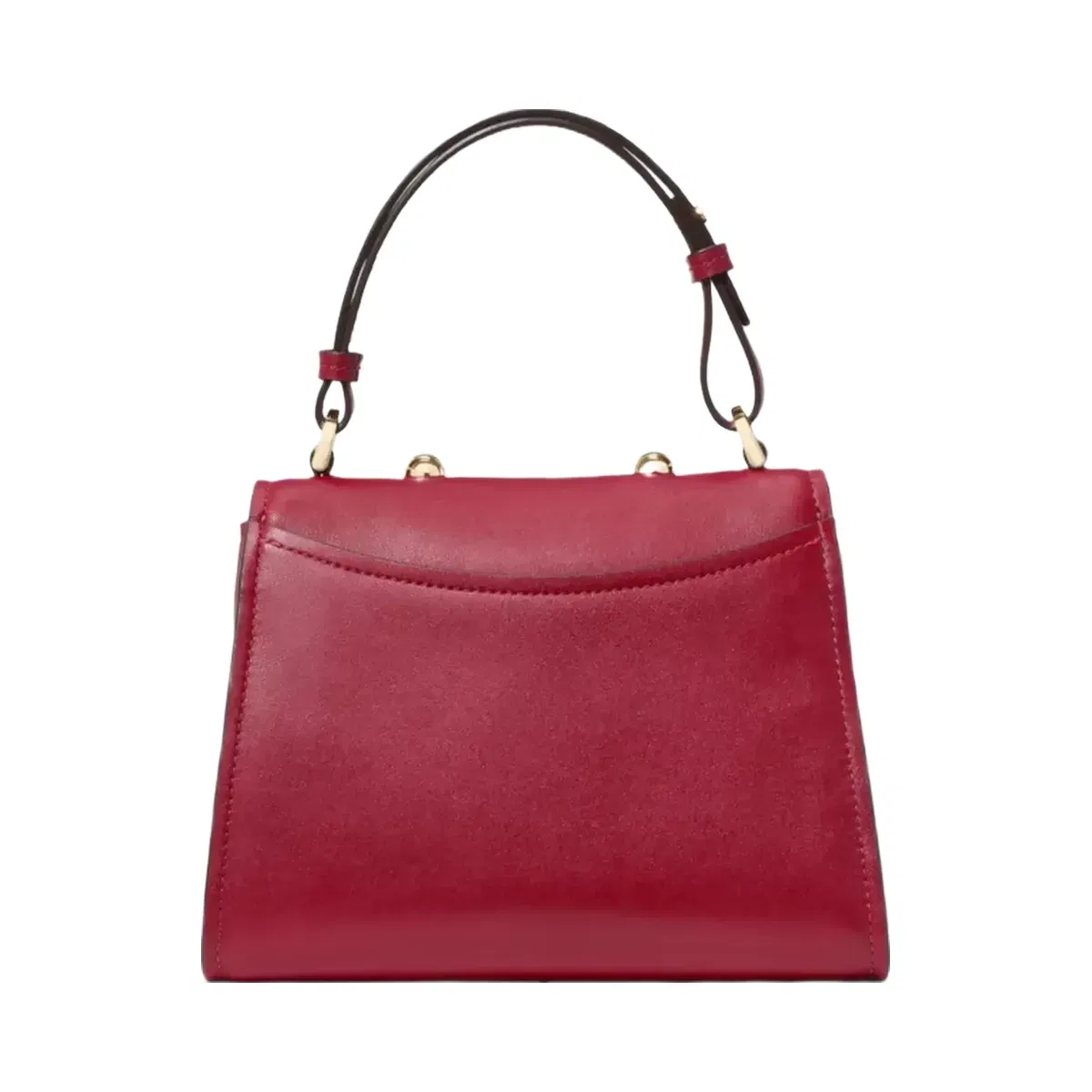 Kate Spade Riley Studded Small Top Handle Bag Red Jam