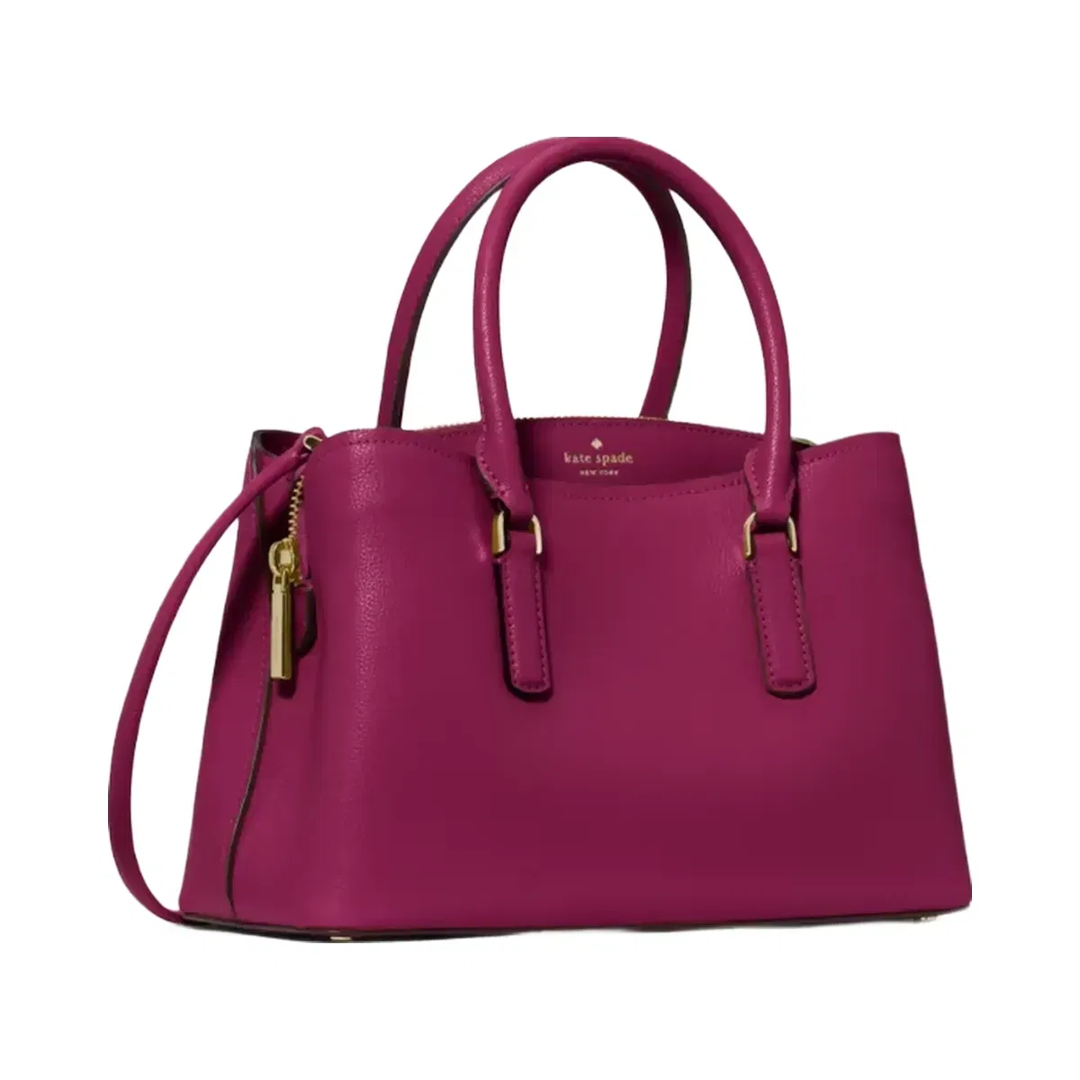 Kate Spade Thompson Street Small Satchel Bag Dark Raspberry