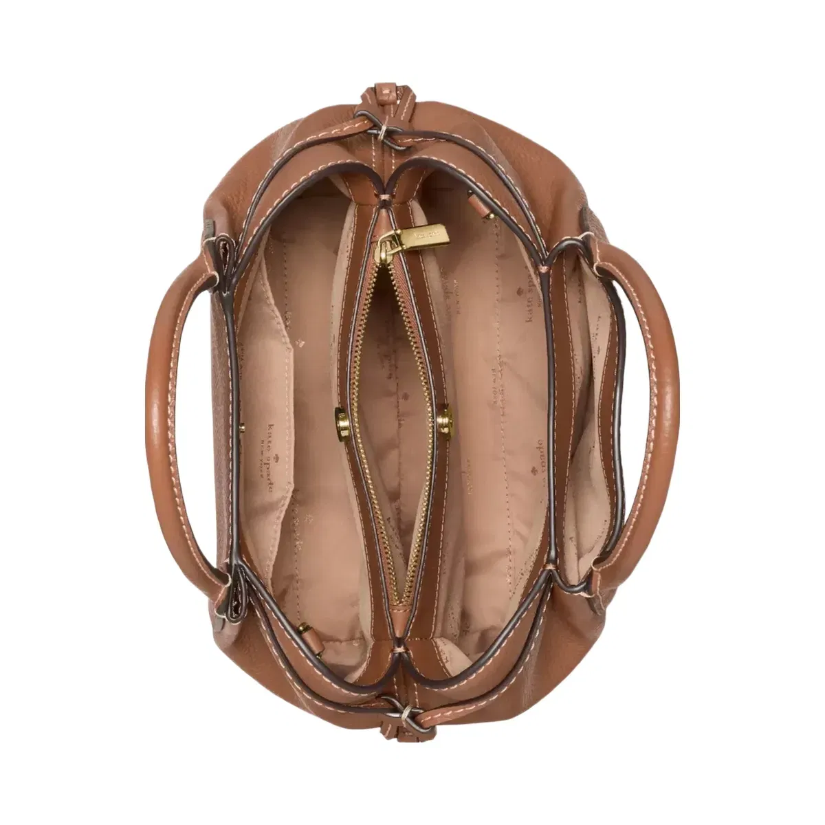 Kate Spade Dumpling Satchel Bag Warm Gingerbread