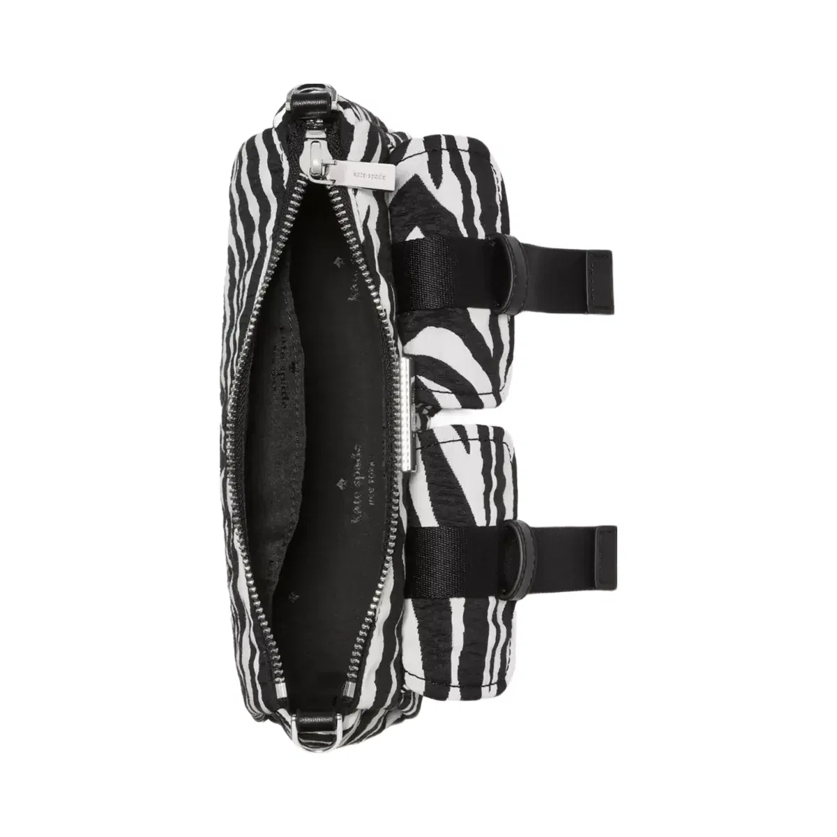 Kate Spade Carter Zebra Cargo Crossbody Bag Black Multi