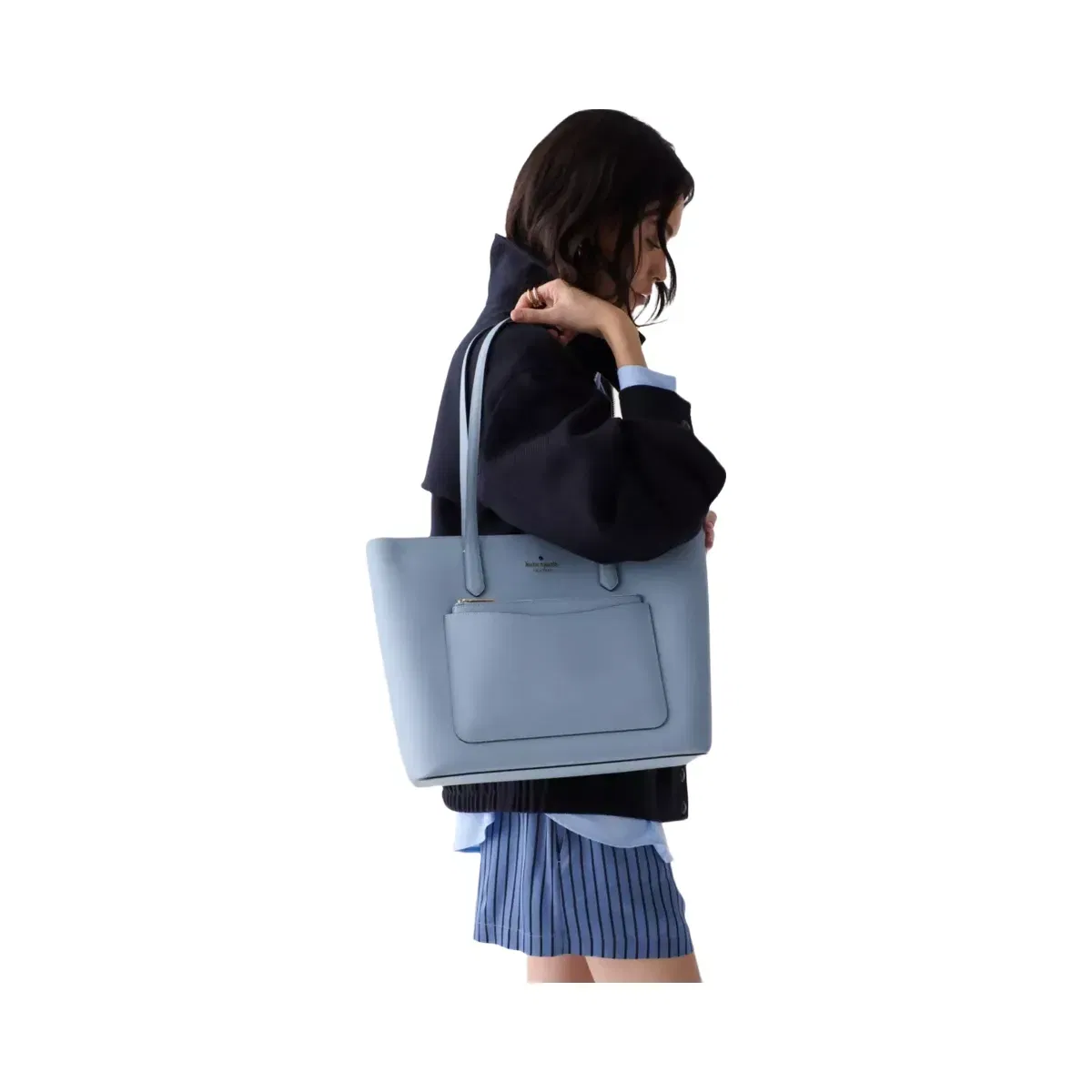 Kate Spade Staci Large Tote Set Muted Blue
