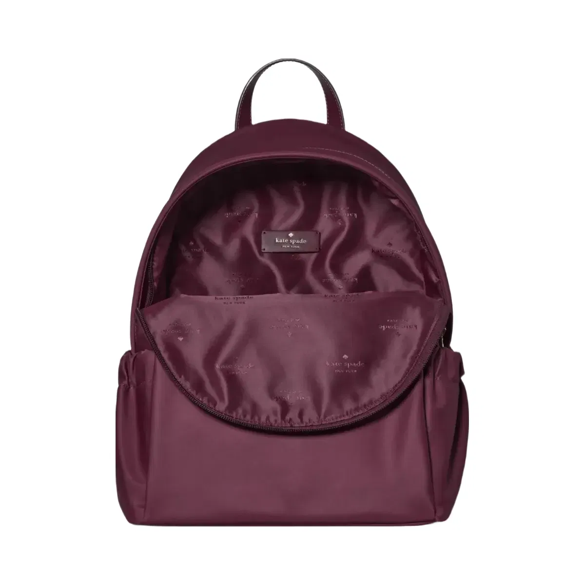 Kate Spade Carter Nylon Dome Backpack Deep Cherry
