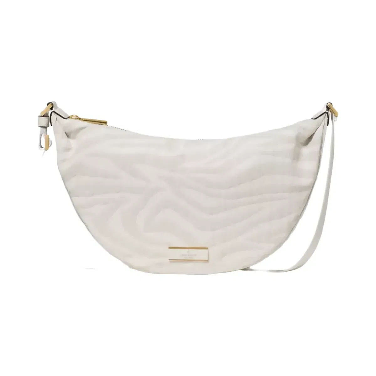 Kate Spade Carter Zebra Sling Crossbody Bag Natural Multi