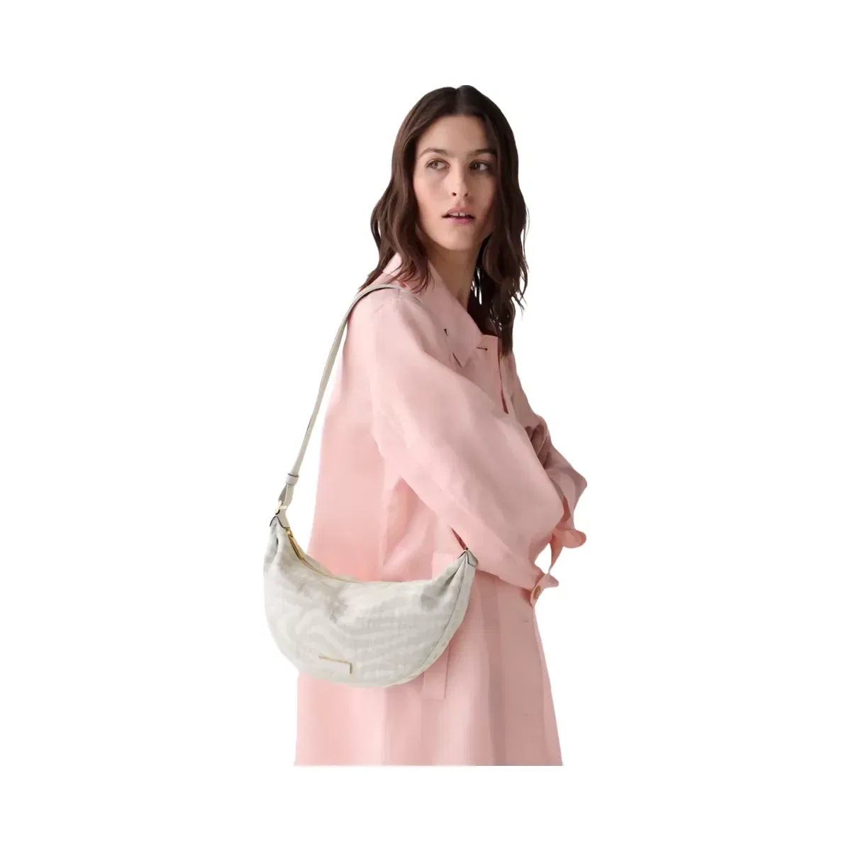 Kate Spade Carter Zebra Sling Crossbody Bag Natural Multi
